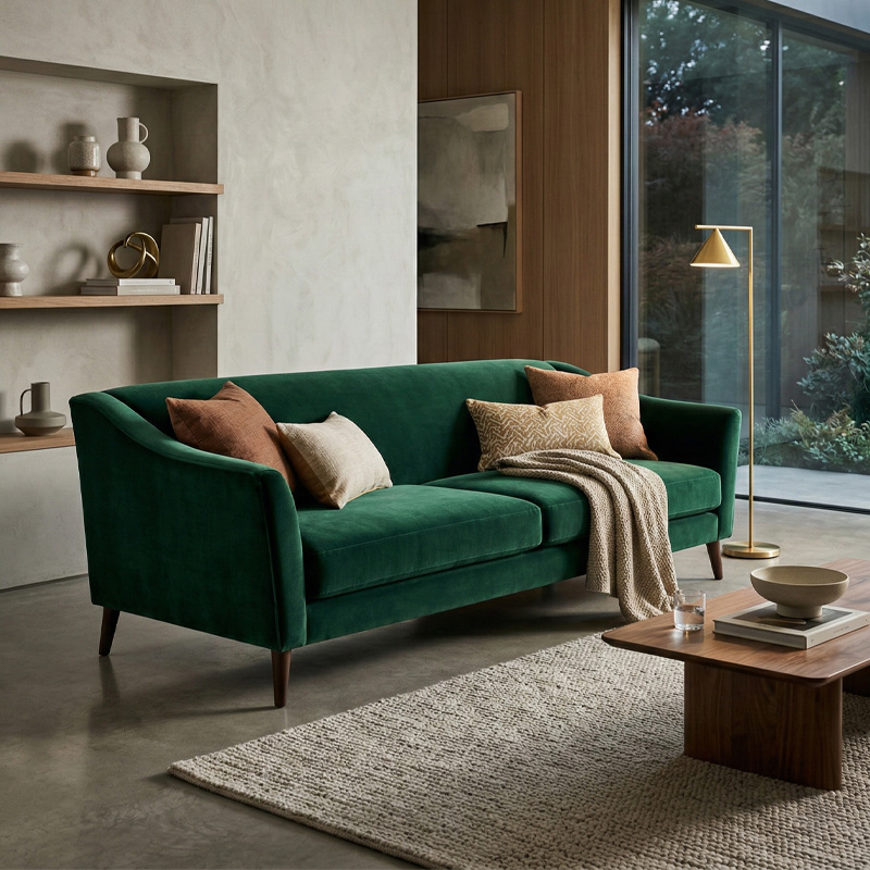 Kain Sofa Beludru: Pilihan sing Disaranake kanggo Kualitas lan Desain?