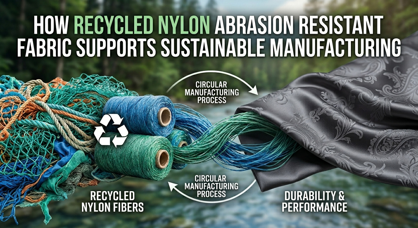 Kepiye Kain Tahan Abrasi Nilon Daur Ulang Ndhukung Pabrikan Sustainable