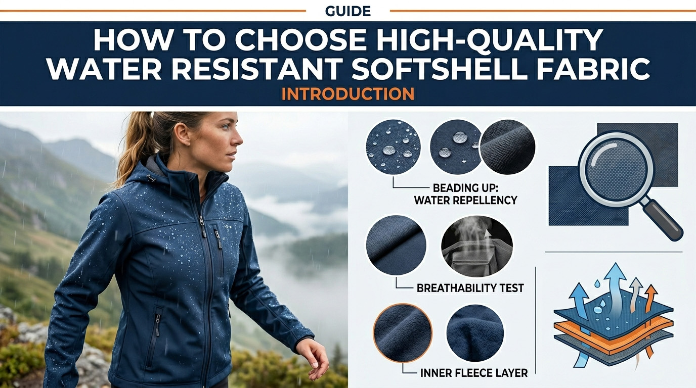 Cara Milih Kain Softshell Tahan Banyu Berkualitas Tinggi
