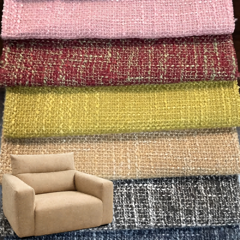 Kain Pelapis Poliester lan Linen Campuran