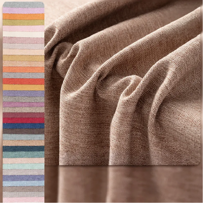 Apa milih Faux Linen Tirai Kain