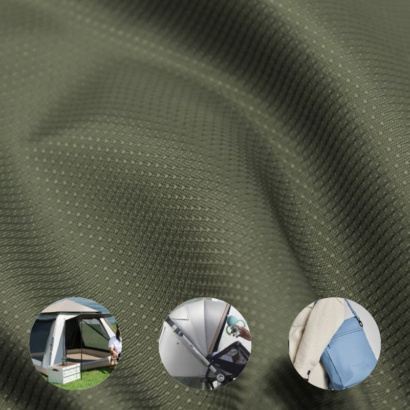 Kain Oxford Jacquard Polyester