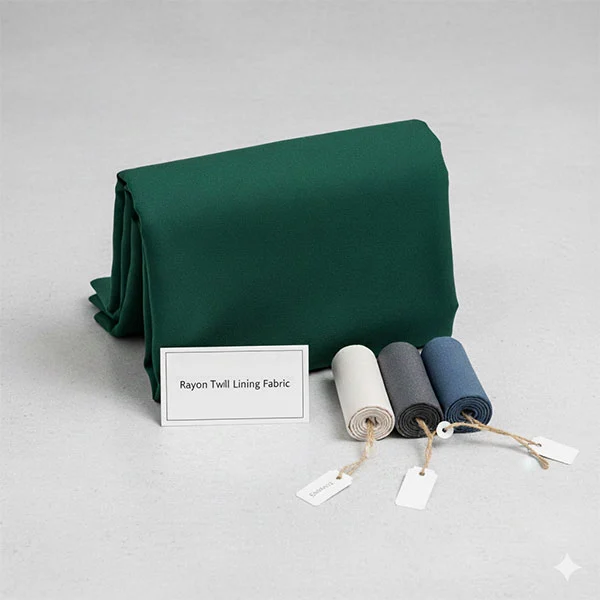Rayon twill lapisan lining kain
